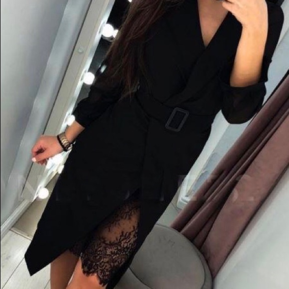 elegant black dress